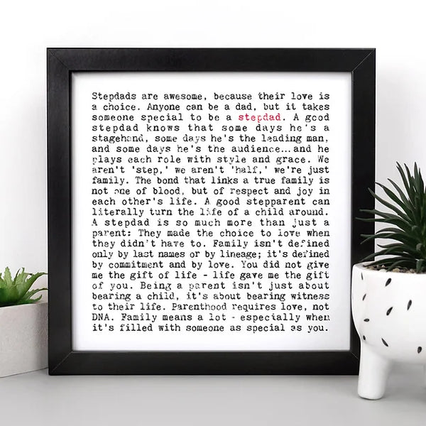 Coulson Macleod Wise Words - Stepdad Print