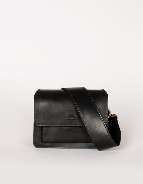O My Bag  Harper Black Mini Classic Leather Bag