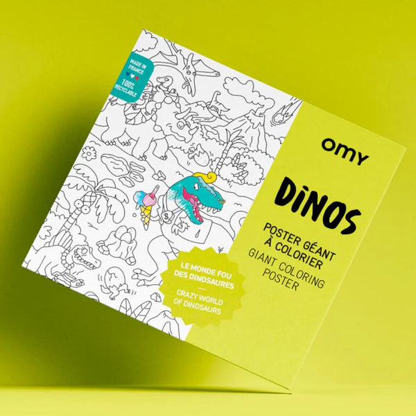 OMY Dino Giant Colouring Poster