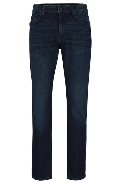 Hugo Boss Boss - Delaware3-1 Dark Navy Blue Slim Fit Jeans In Comfort Stretch Denim 50513632 412