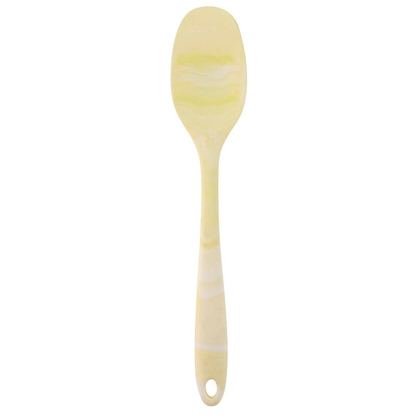 Bahne Large Yellow White Marble Effect Spoon