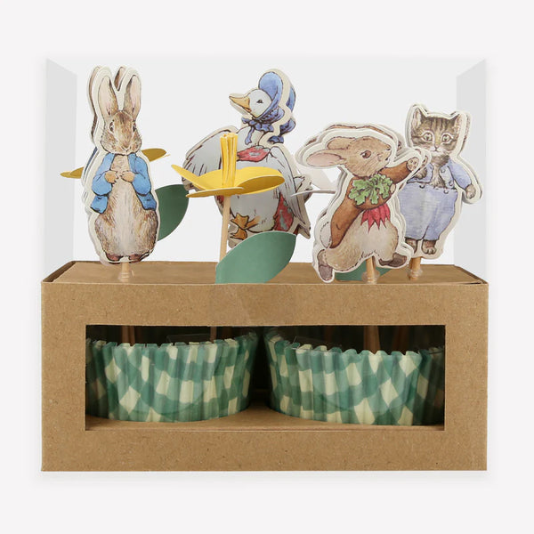 Meri Meri Peter Rabbit™ In The Garden Cupcake Kit (x 24 Toppers)