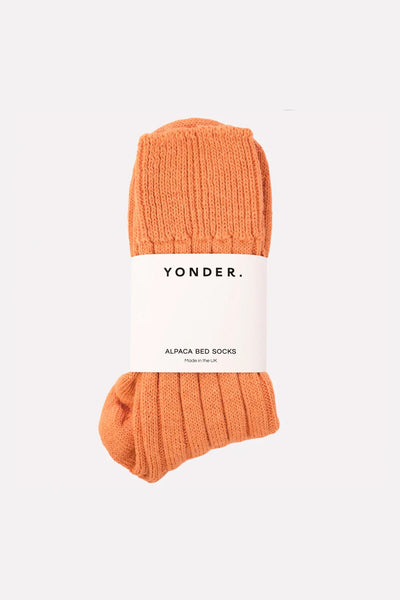 Yonder Living - Alpaca Bed Socks Orange