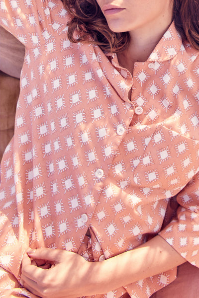 Yonder Living - Organic Cotton Pyjamas - Clay Pink