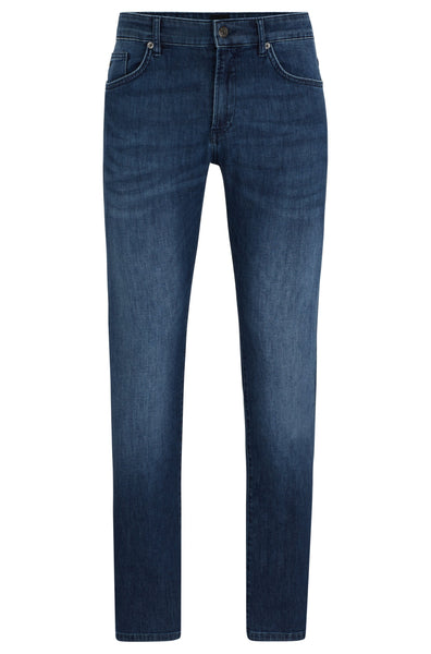 Hugo Boss Boss - Delaware3-1 Slim Fit Jeans In Blue Comfort Stretch Lightweight Denim 50513620 431