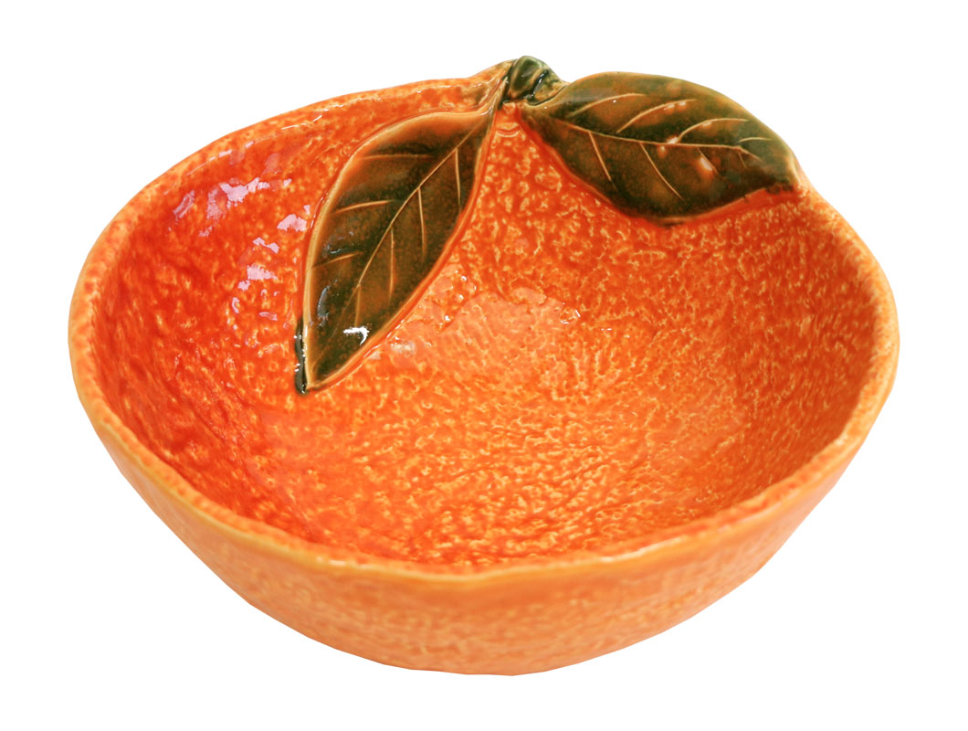 Virginia Casa Orange Ceramic Bowl