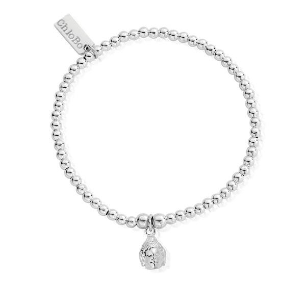 ChloBo Cute Charm Buddha Bracelet - Silver
