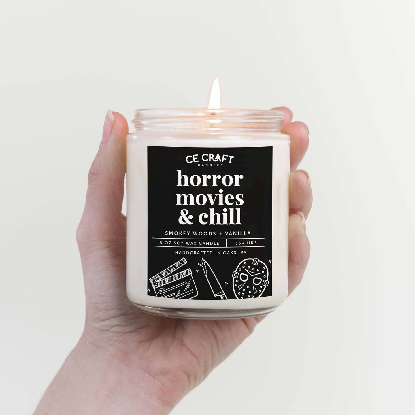 Horror Movies and Chill Candle
