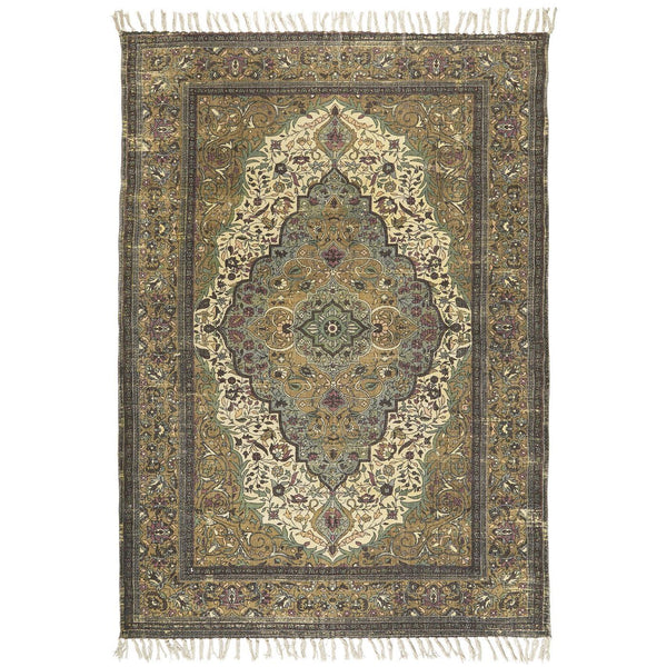 Ib Laursen Rug Brown/beige/blue/burgundy Colours