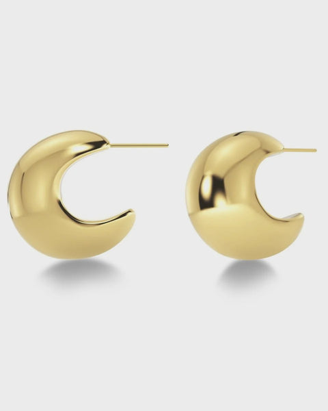 Edblad Bold Creoles Large Earrings - Gold