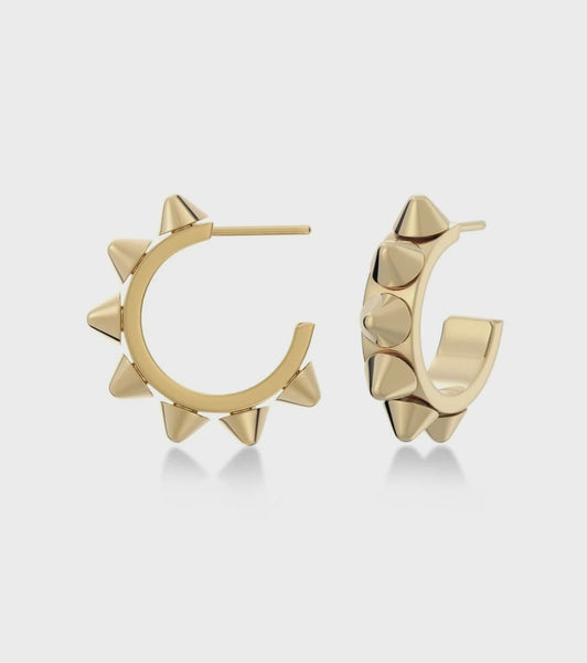 Edblad Peak Creoles Small Earrings - Gold