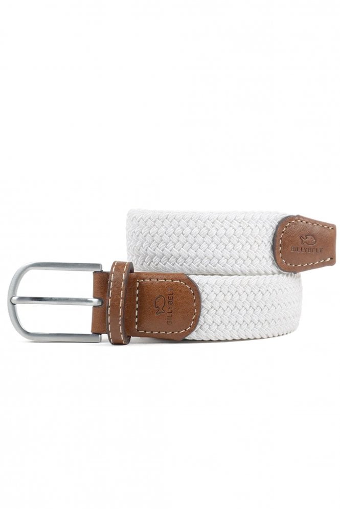 BILLYBELT Braid Belt In Coco White