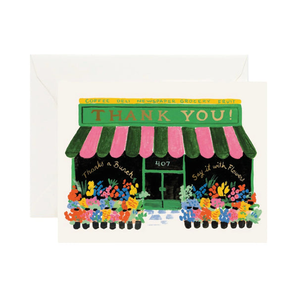 Rifle Paper Co. Thank You Card Flower Shop
