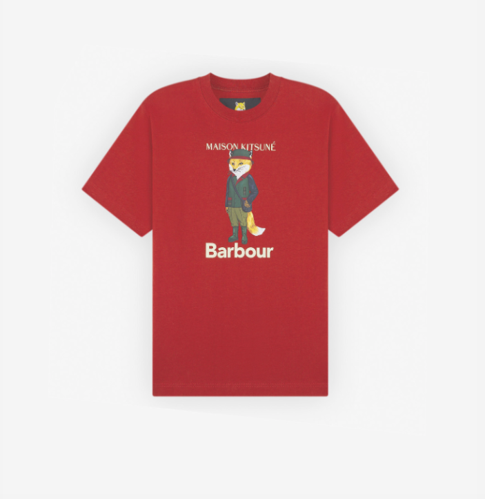 Barbour Barbour x Maison Kitsuné Beaufort Fox T-Burnt Red