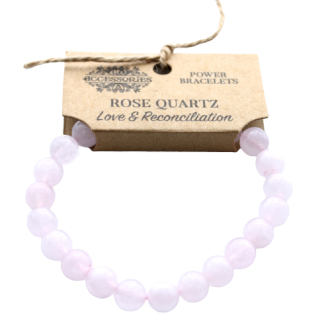 Ancient Wisdom Rose Quartz Power Bracelet