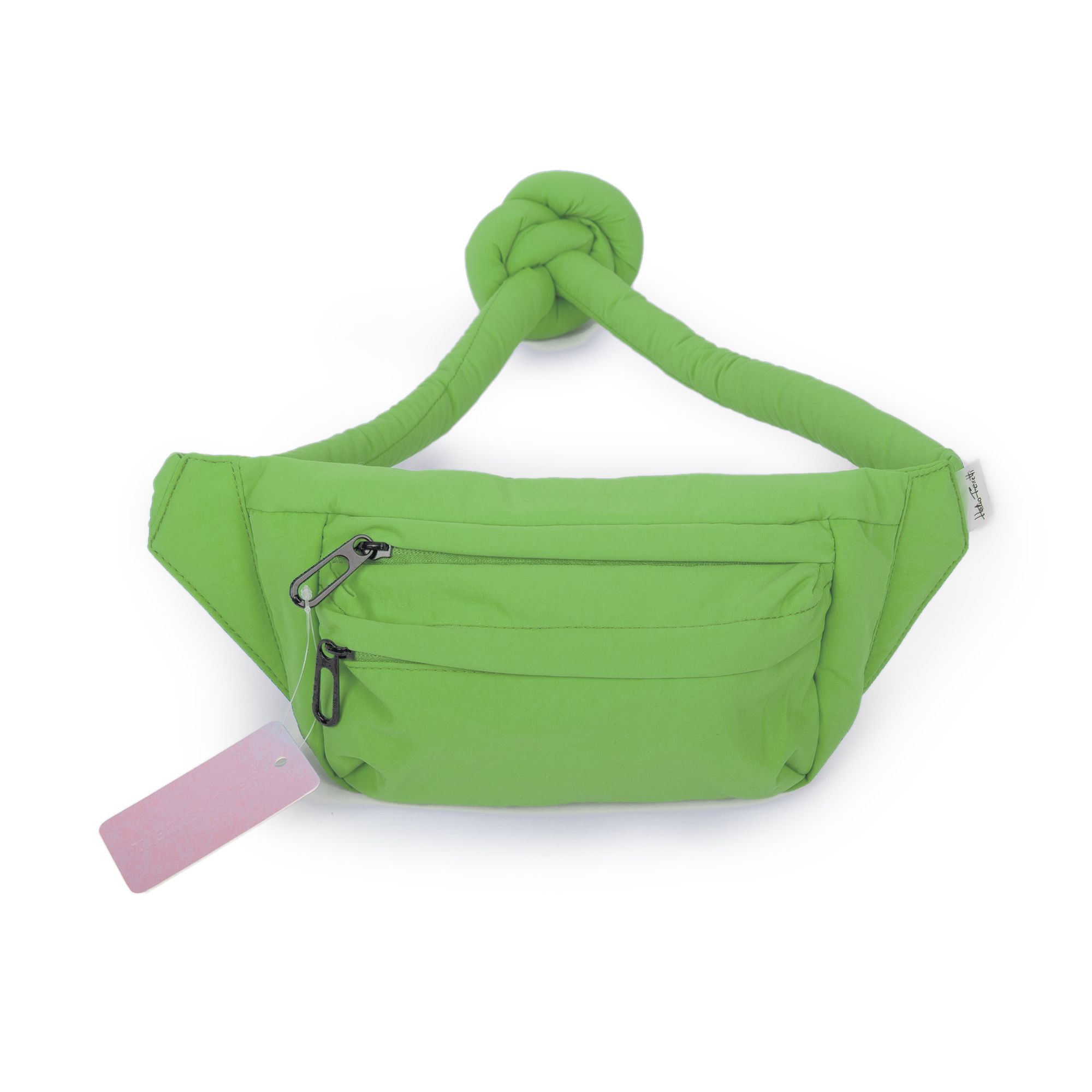 Helio Ferretti Green Neon Nudoflex Waist Bag
