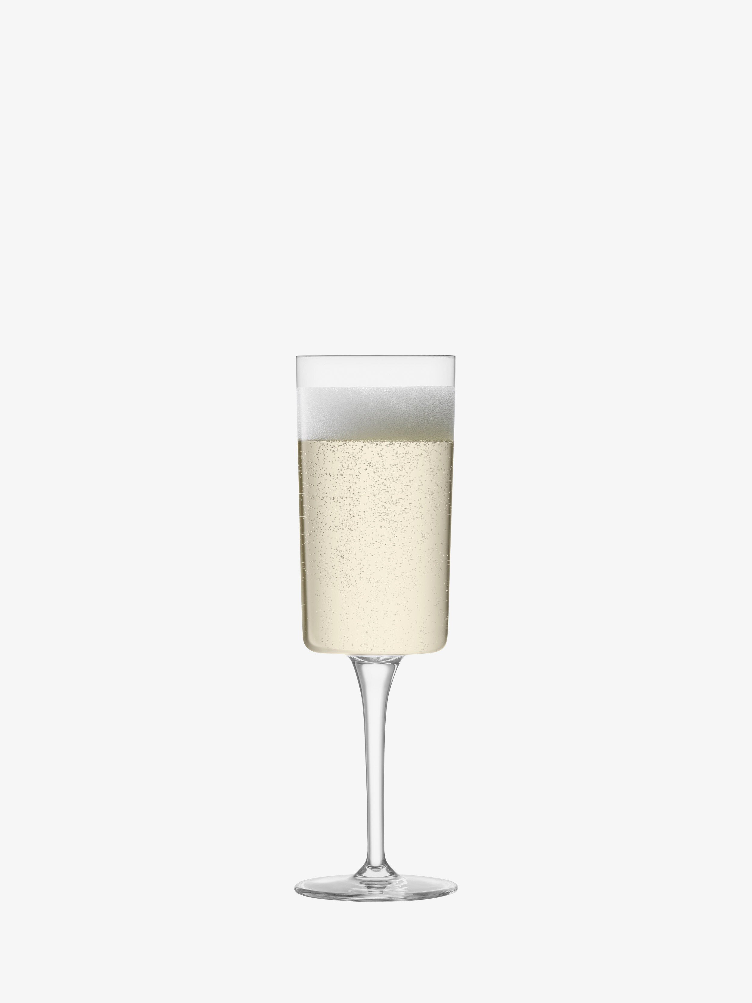 LSA International Lsa Gio Champagne Flute 210ml - Clear