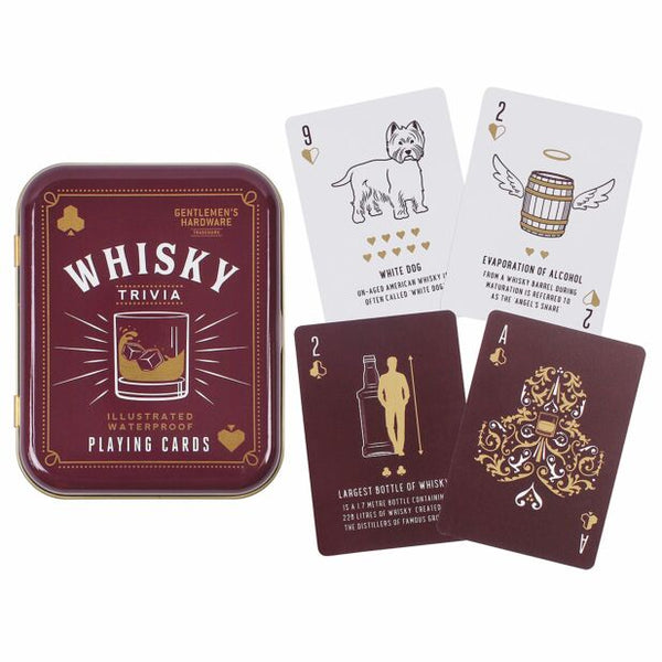 Gentlemen's Hardware Whisky Trivia Cards