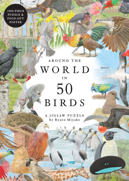 Laurence King Around The World In 50 Birds : 1000 Piece Jigsaw Puzzle