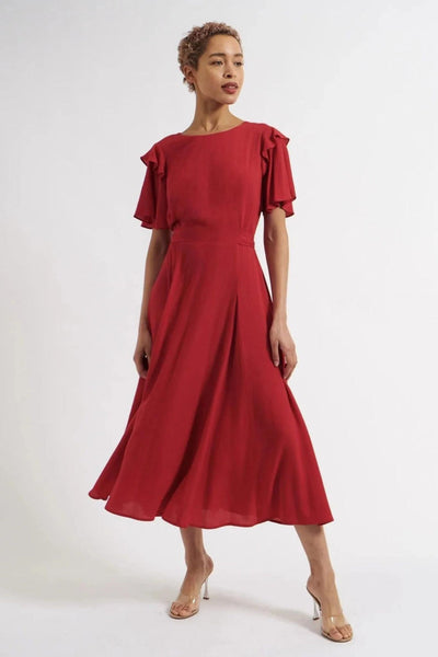 Louche Katleen Dress- Red