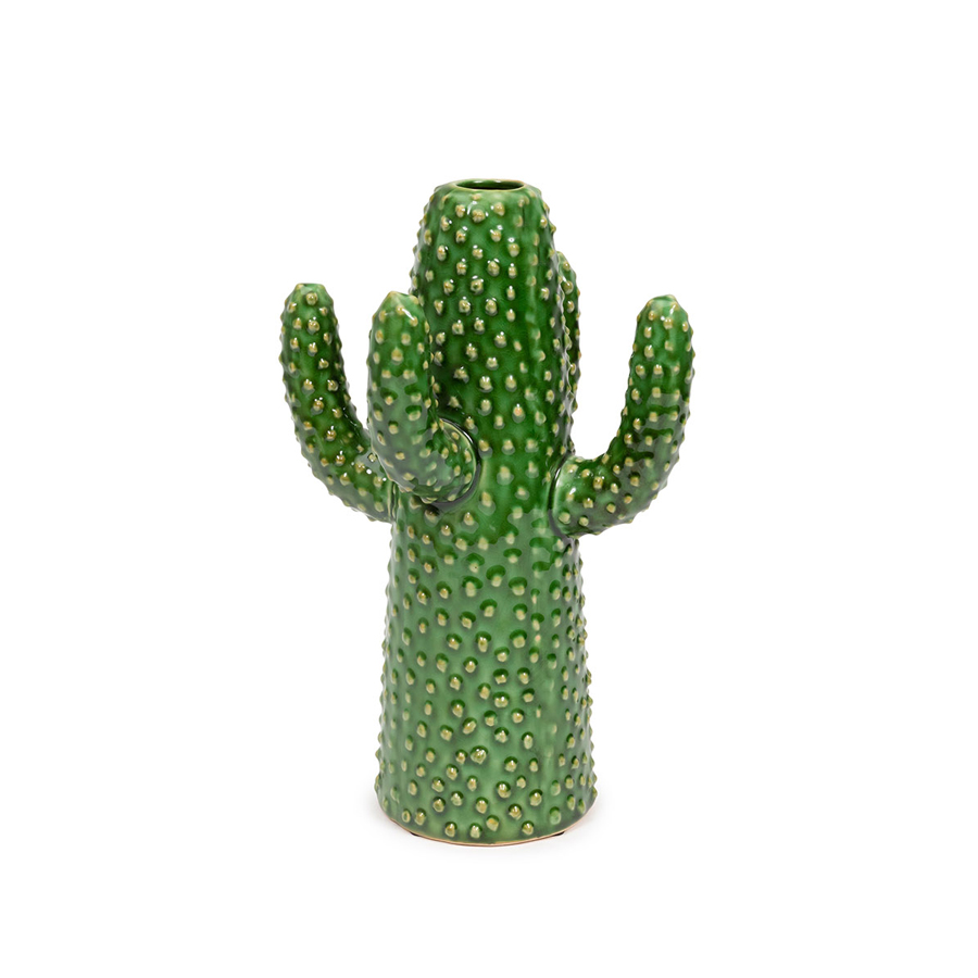Serax Green Urban Jungle Cactus Vase in Medium