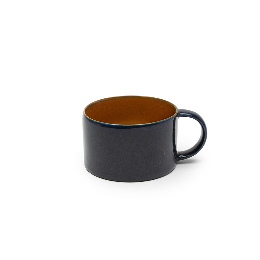 Serax Coffee Cup in Dark Blue/Rust