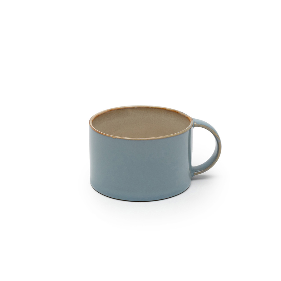 Serax Coffee Cup in Smoky Blue/Misty Grey