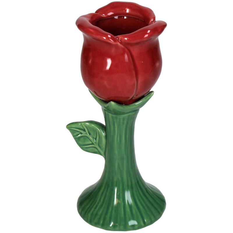 Kersten Red Rose Ceramic Vase