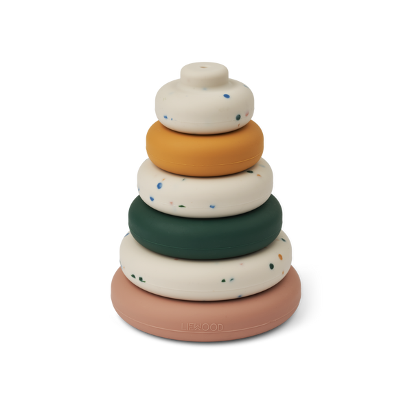 Liewood Dag Stacking Tower - Splash Dots / Sea Shell