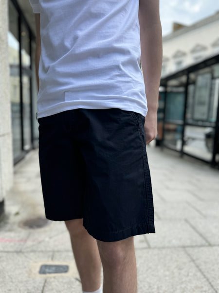 Only & Sons Elastic Waist Chino Shorts Navy