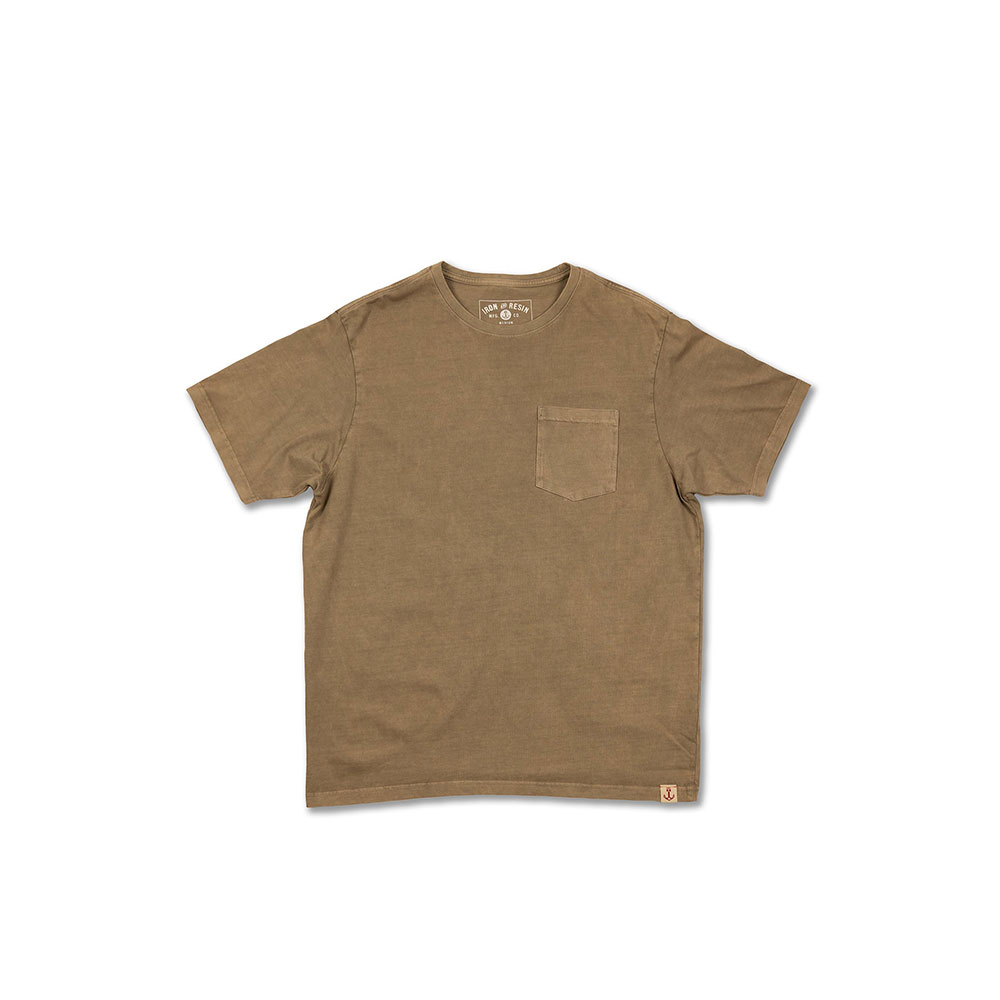 Iron & Resin Camiseta con bolsillo - bronce