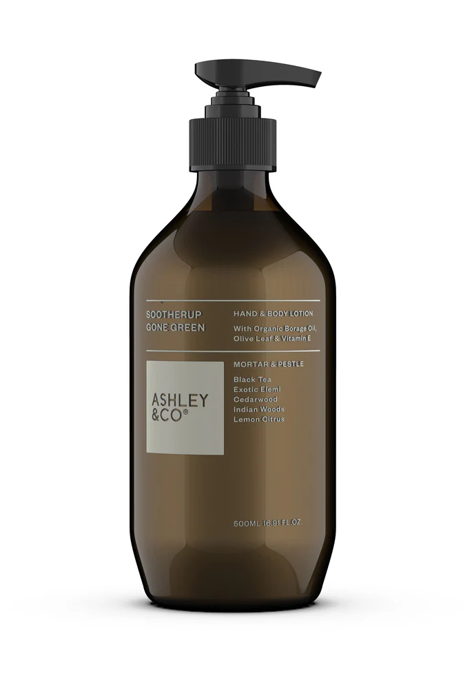 Ashley & Co 500ml Mortar and Pestle Sootherup Hand and Body Lotion