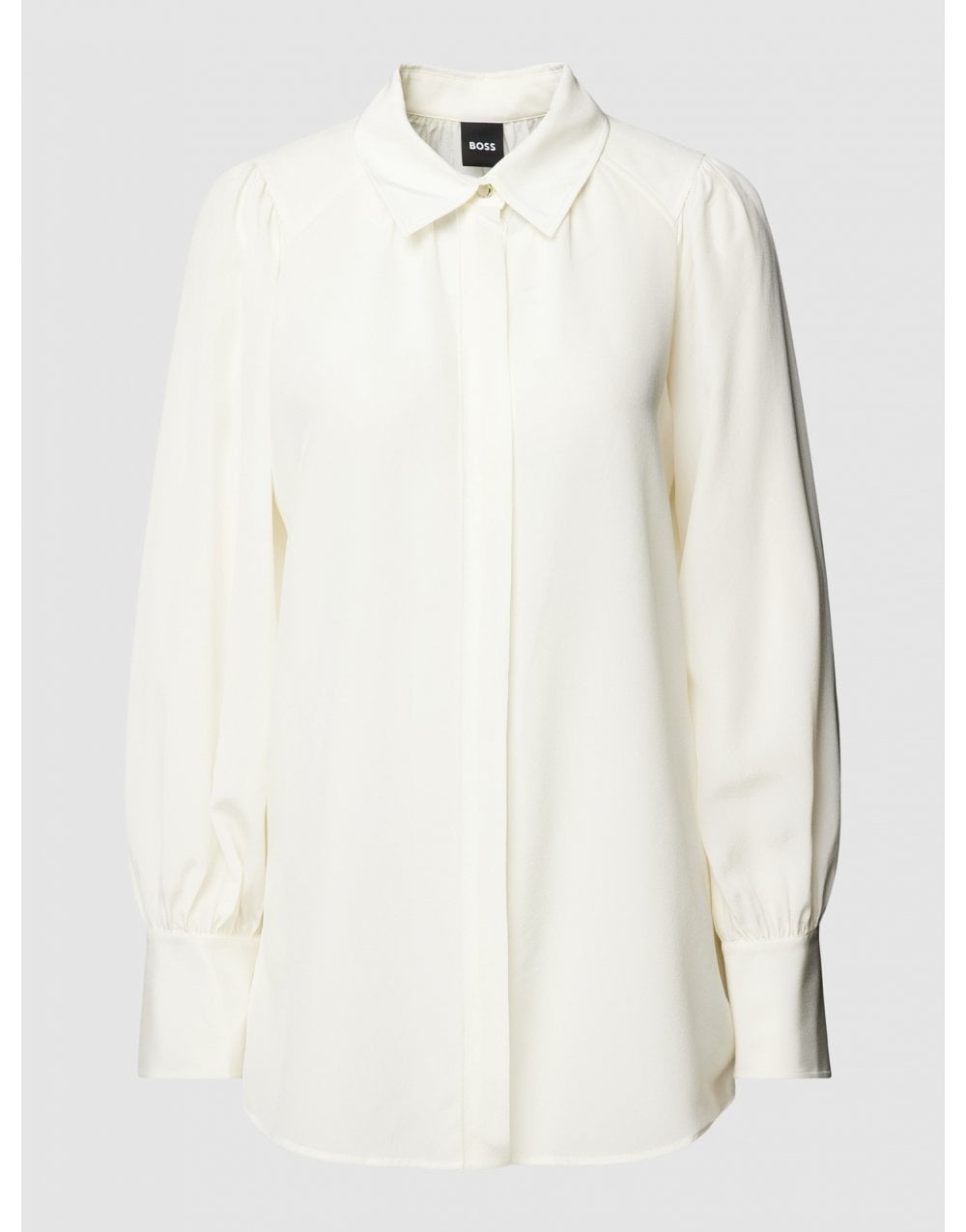 Boss Boss Beatana Shoulder Puff Shirt Col: 118 Open White, Size: 8