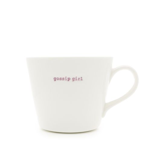 Make International White Porcelain Keith Brymer Jones Gossip Girl Bucket Mug