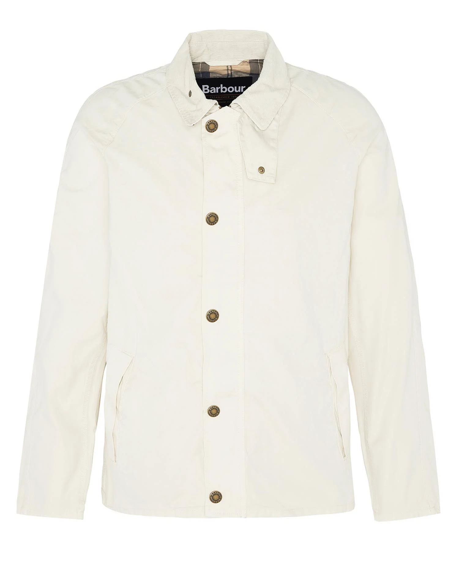 Barbour Barbour Tracker Casual Cotton Jacket Stone