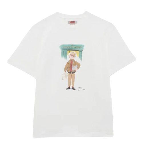 Baracuta  Baracuta Slowboy Colourman Tee Off White