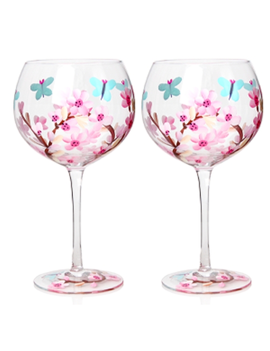 Livellara Flora Blossom Gin Glass Set