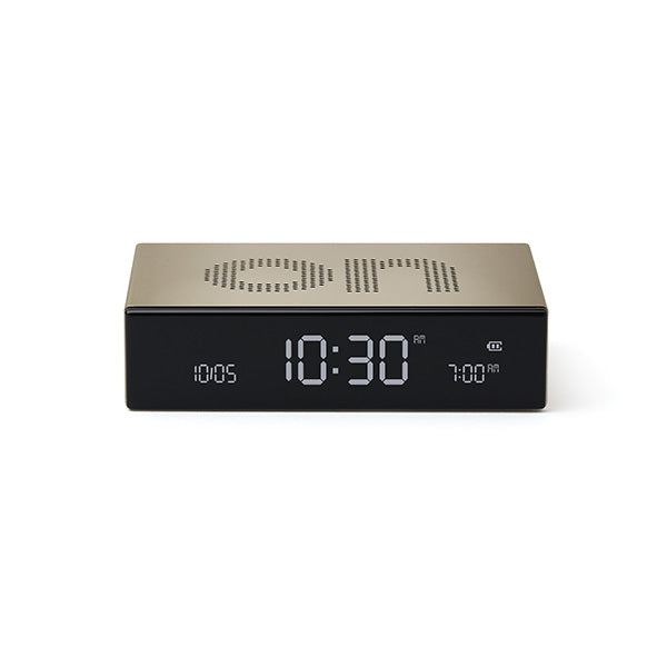 Lexon Flip Gold Premium Alarm Clock
