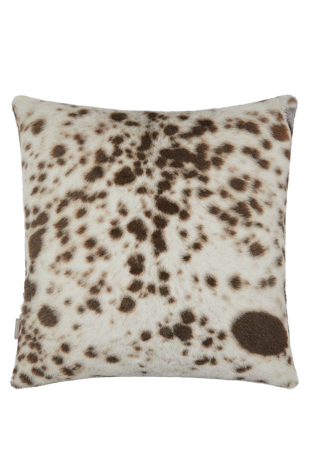 Naturally Spotted Shearling Cushion