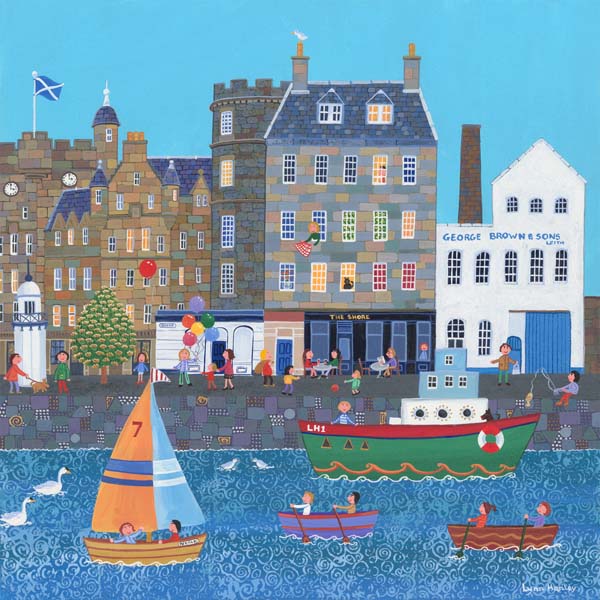 Lynn Hanley Large Sunshine On Leith Art Print