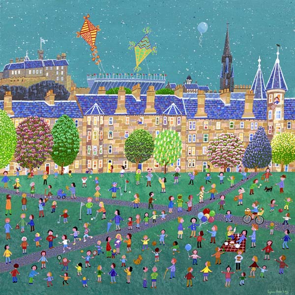 Lynn Hanley Large Picnic On The Meadows Art Print