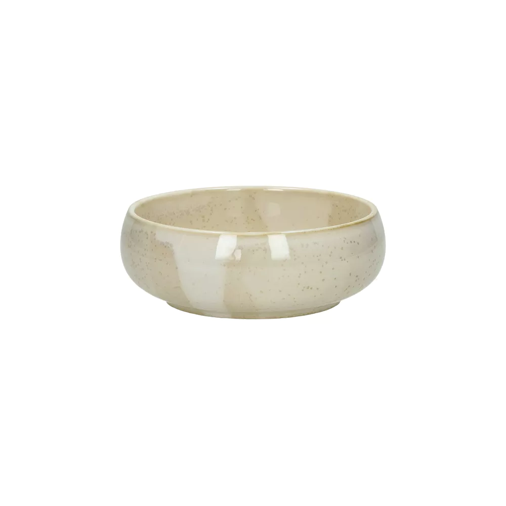 Pomax 6 Nougat bowls, porcelain, DIA 15,7 x H 5,4 cm - beige