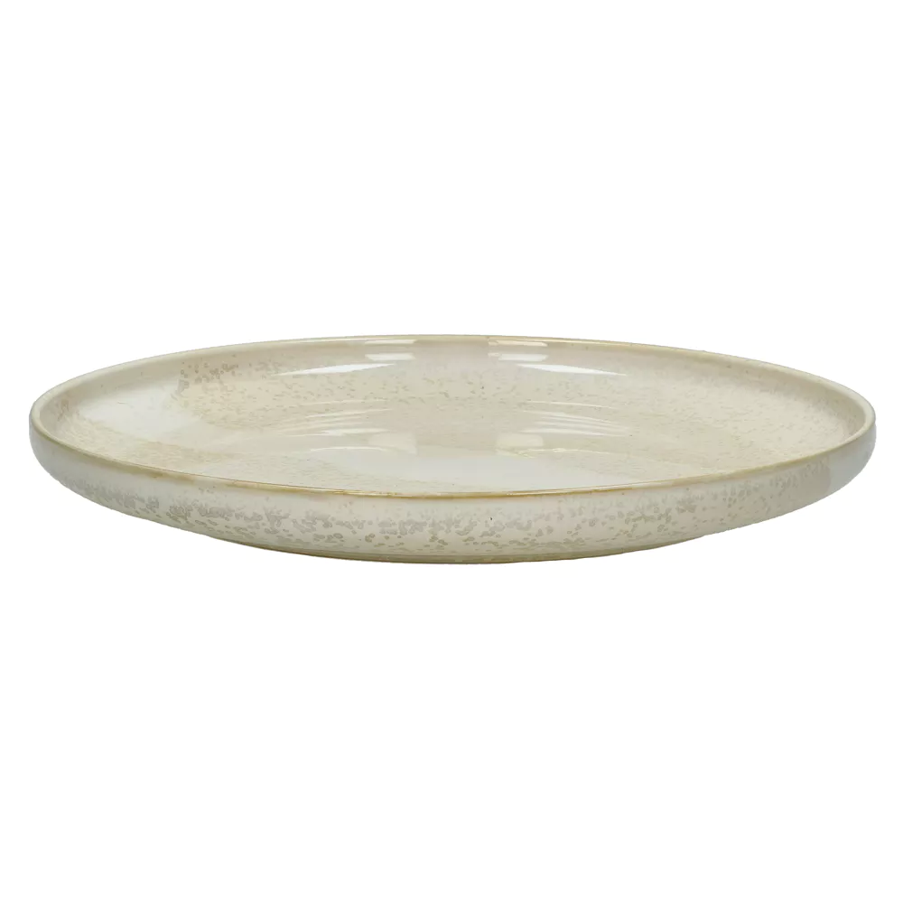 Pomax 5 Nougat dinner plates, porcelain, DIA 26 x H 3,3 cm, beige 