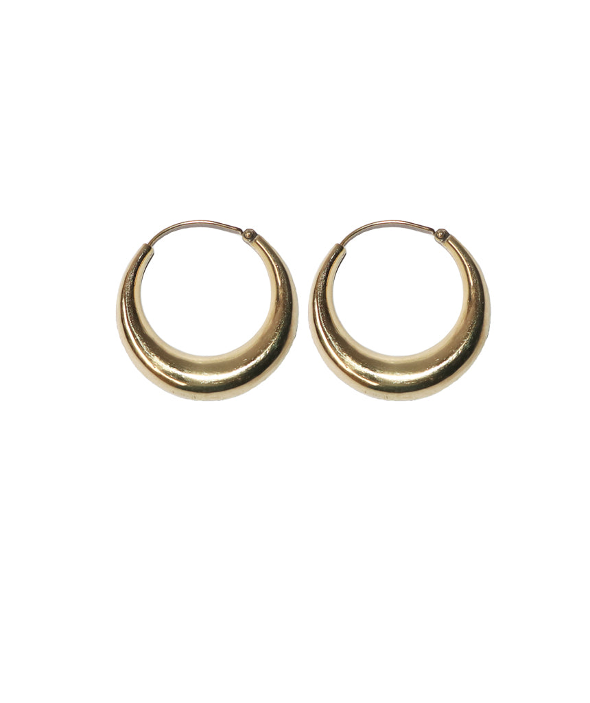 Urbiana Bold Classic Hoop Earrings