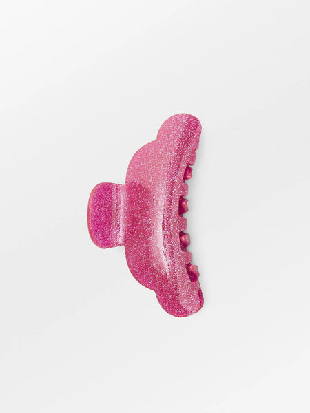 Becksondergaard Glitter Katla Hair Claw - Hot Pink