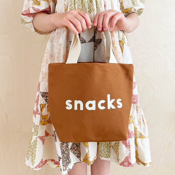 Alphabet Bags Snacks - Little Tan Bag