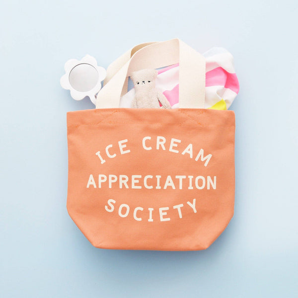 Alphabet Bags Ice Cream Appreciation Society - Little Peach Bag
