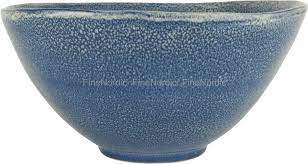 Ib Laursen Large Stoneware Bowl -  Blue Dunes