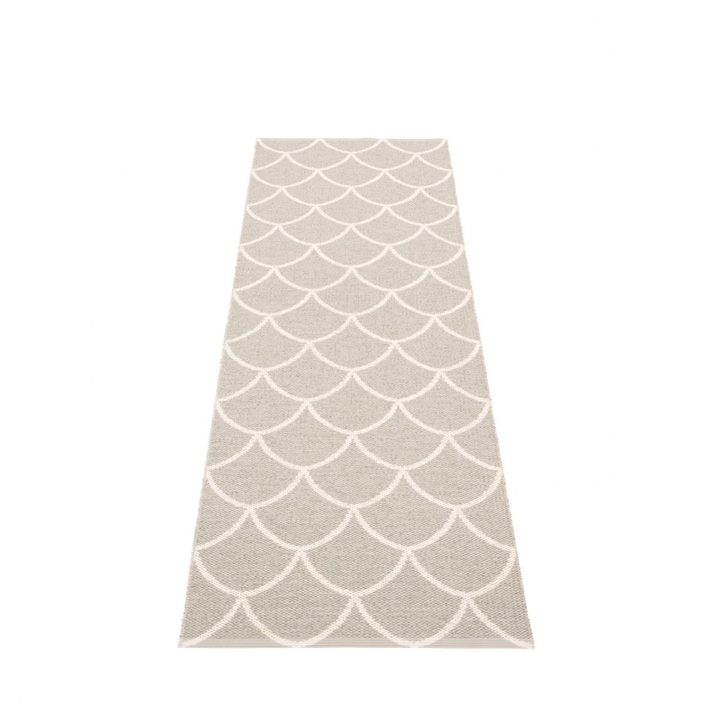 Pappelina Pappelina Kotte Design Washable Durable Floor Or Runner Rug 70x225cm Linen & Vanilla