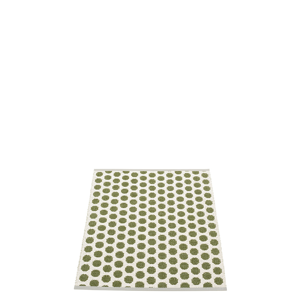 Pappelina Pappelina Noa Design Washable Durable Small Hall, Door Mat, Shower Or Bath Rug 70x90cm Dark Olive/vanilla/warm Grey Stripe